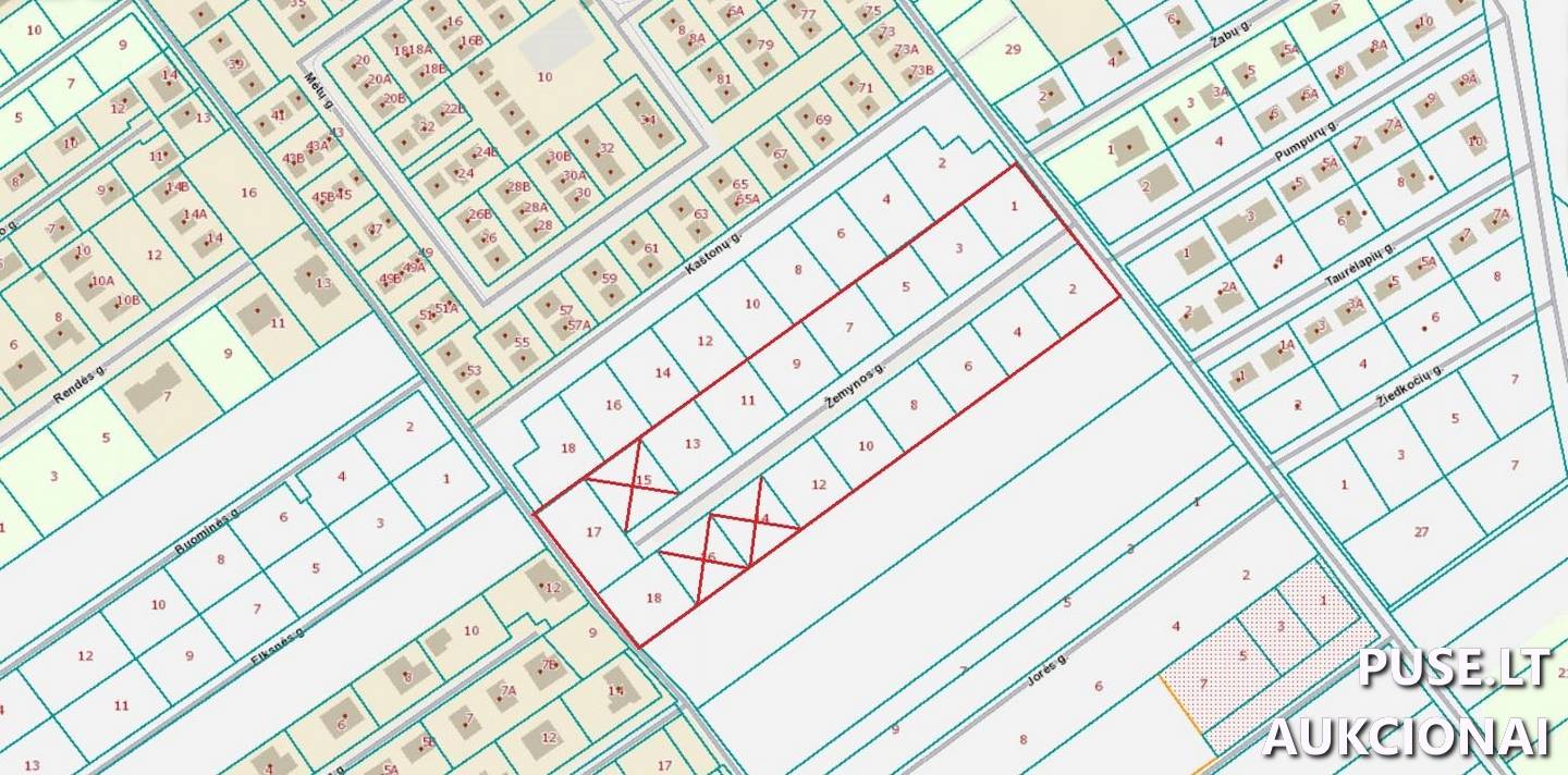 Žemės sklypas Sklypai Žemynos g. 1, 91289 Klemiškė II, Sendvario sen., Klaipėdos r. sav. 6