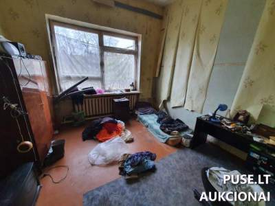 Mažas 1 kambario butas Švenčionių mieste Stoties g. 12A pradinė kaina 2762 EUR