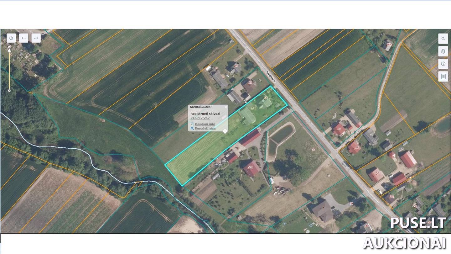 Žemės sklypas Sklypai Pergalės g. 55, 82256 Sidabravas, Sidabravo sen., Radviliškio r. sav. 1