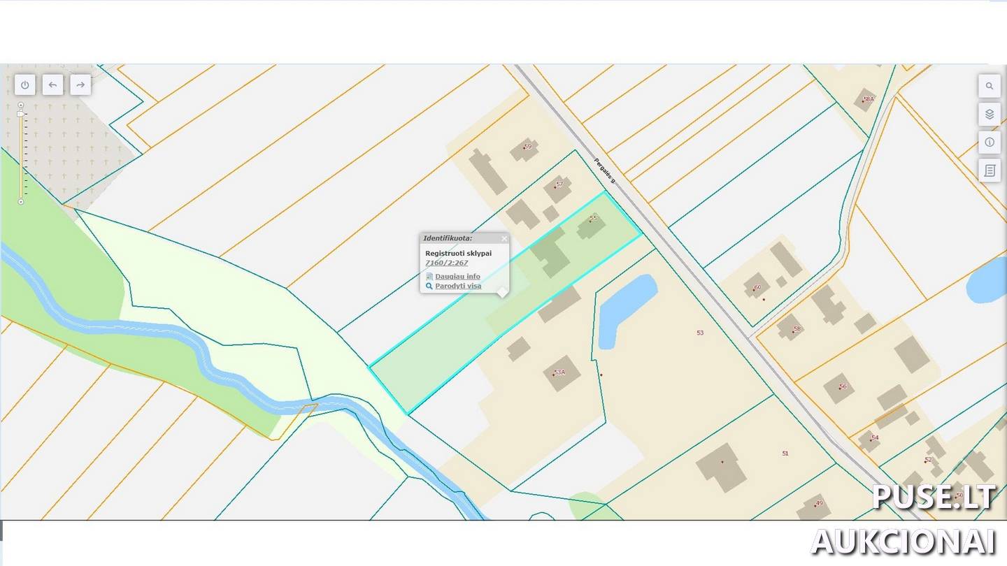 Žemės sklypas Sklypai Pergalės g. 55, 82256 Sidabravas, Sidabravo sen., Radviliškio r. sav. 2