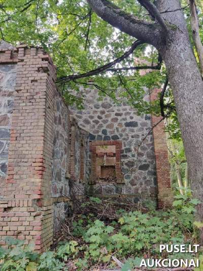 Dvaro sodybos rūmų liekanos Skrebiškyje, Biržų rajone, 36900 EUR pradinė kaina