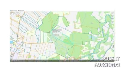 Žemės sklypas Plungės r. sav. Ylių kaime, 1/2 dalis, pradinė kaina 14400 EUR