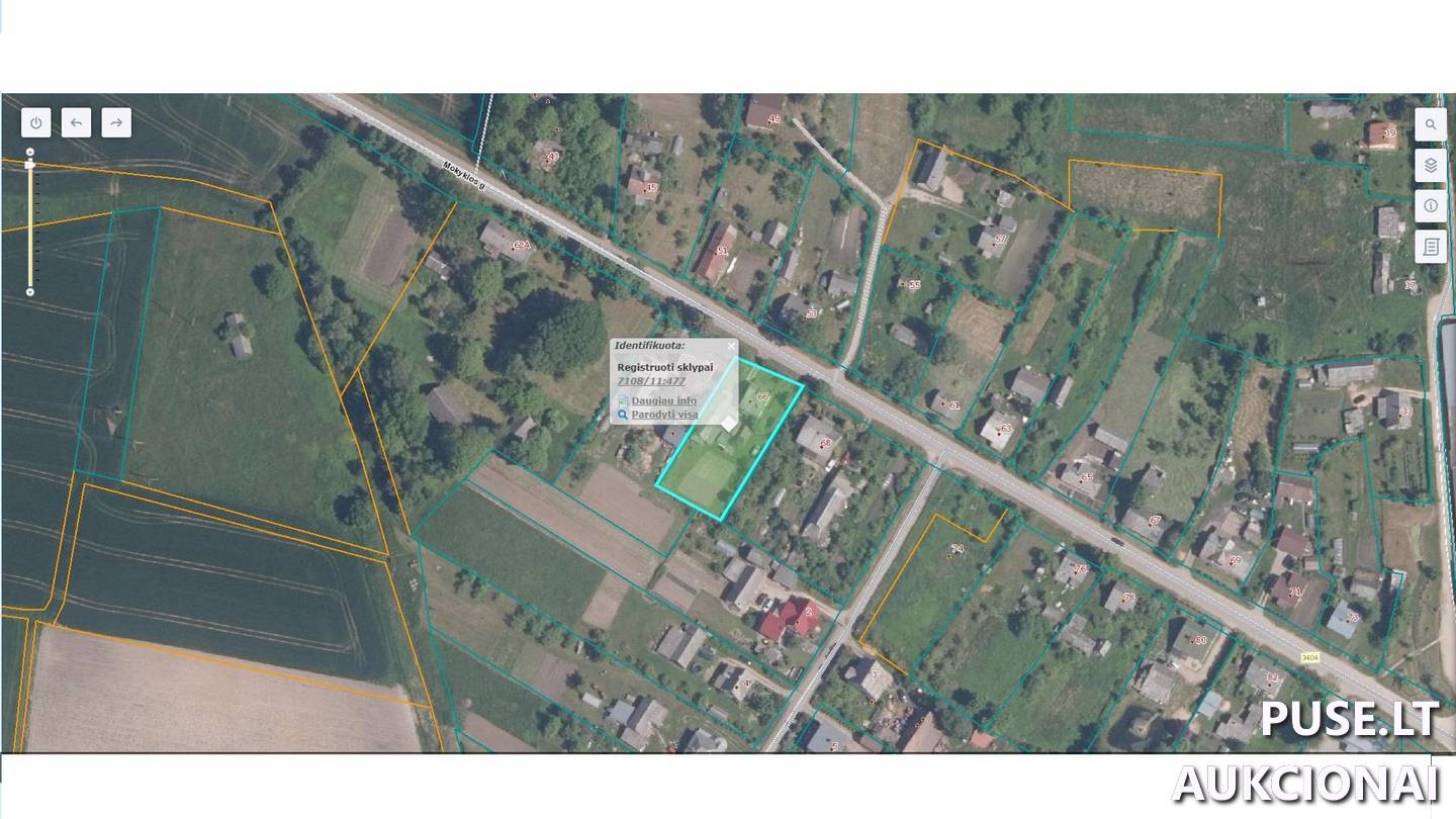 Žemės sklypas Sklypai Mokyklos g. 66, 82323 Baisogala, Baisogalos sen., Radviliškio r. sav. 1