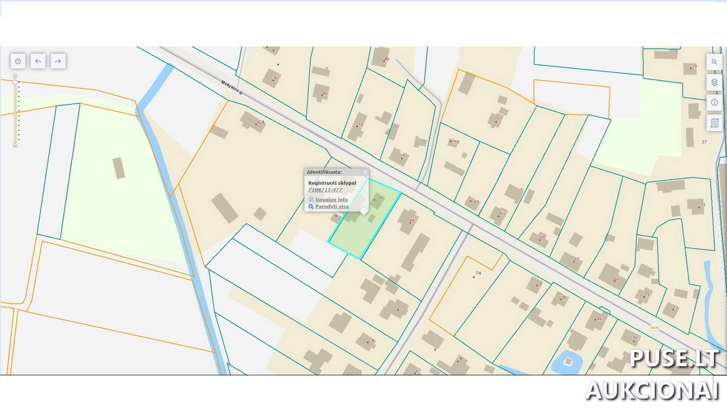 Žemės sklypas Sklypai Mokyklos g. 66, 82323 Baisogala, Baisogalos sen., Radviliškio r. sav. 2