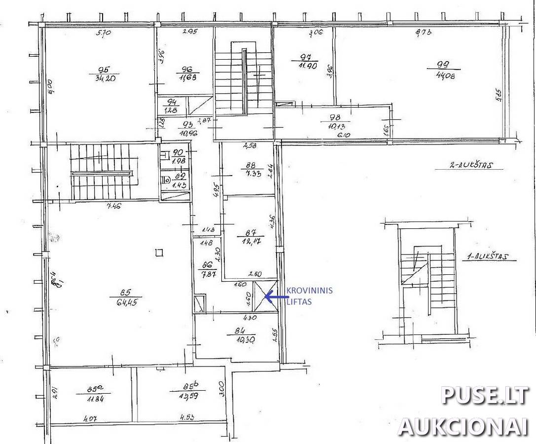 Ryšių skyrius Patalpos/Butai Aukštaičių g. 4, 36209 Panevėžys, Panevėžio m. sav. 8