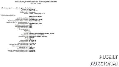 1/3 dalis 2 kambarių buto Kaune, Ukmergės g. 27, parduodama už 14720 EUR aukcione