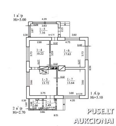 28/100 dalis gyvenamojo namo Jonavos rajone, Gudonių g. 9, 100 EUR pradinė kaina