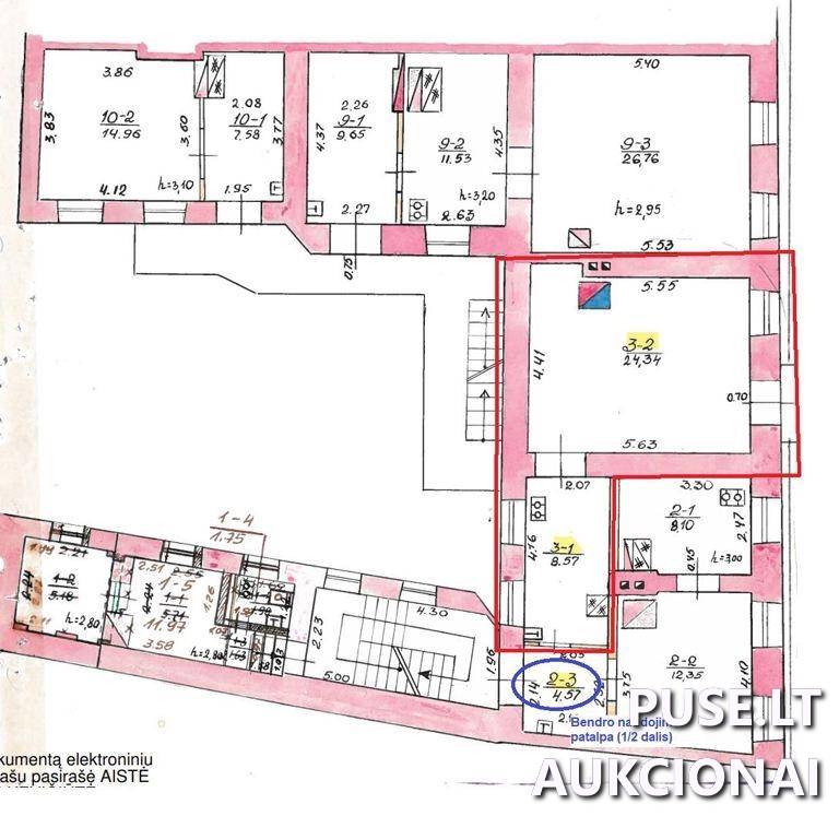 Butas Patalpos/Butai Pylimo g. 40, 01136 Vilnius, Vilniaus m. sav. 7