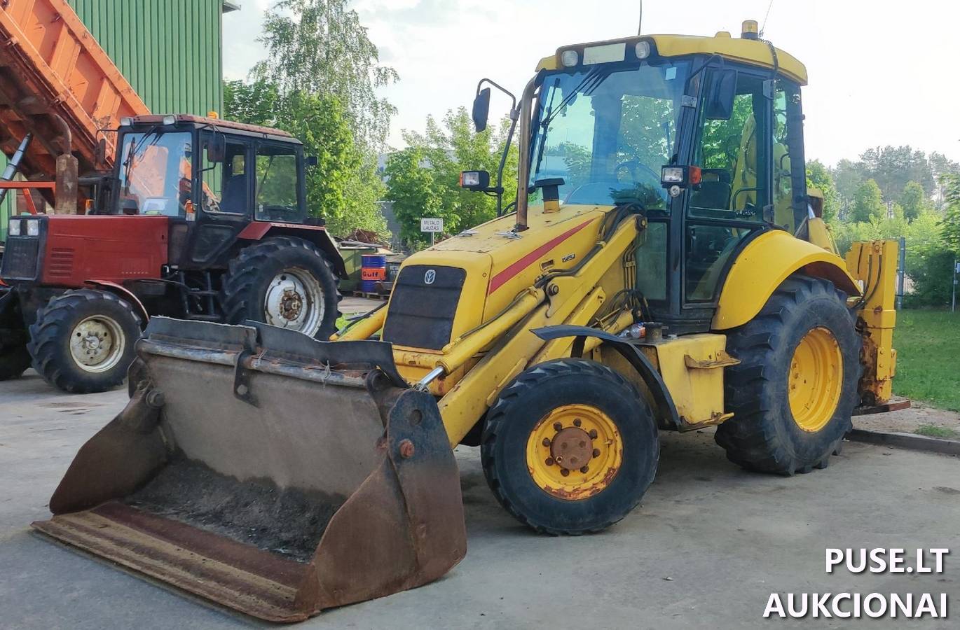 Ekskavat.krautuvas NEWHOLLAND LB 110.B Traktoriai, savaeigės mašinos, priekabos, puspriekabės 2