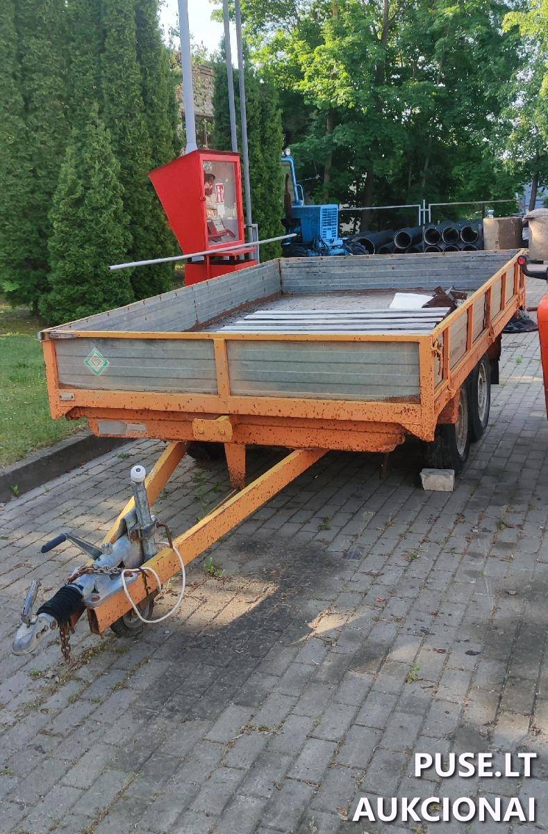 Automobilių krov. savivartė priekaba Priekaba arba puspriekabė nuo 0,75t. iki 3,5t. 2