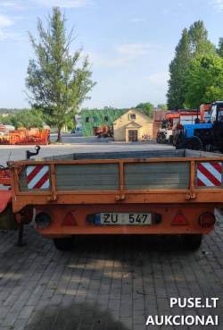 Priekaba arba puspriekabė nuo 0,75t. iki 3,5t. - Automobilių krov. savivartė priekaba