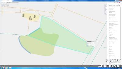 3.18 ha žemės ūkio paskirties sklypas Panevėžio r., Kučkuose, 10112 EUR pradinė kaina