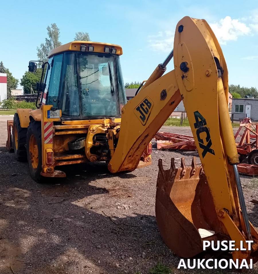 Ekskavatorius krautuvas JCB4CX Traktoriai, savaeigės mašinos, priekabos, puspriekabės 1