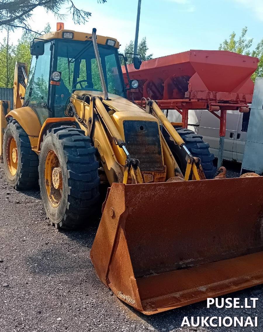 Ekskavatorius krautuvas JCB4CX Traktoriai, savaeigės mašinos, priekabos, puspriekabės 2