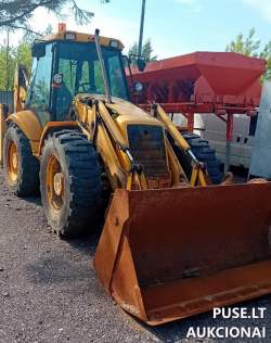 Traktoriai, savaeigės mašinos, priekabos, puspriekabės - Ekskavatorius krautuvas JCB4CX