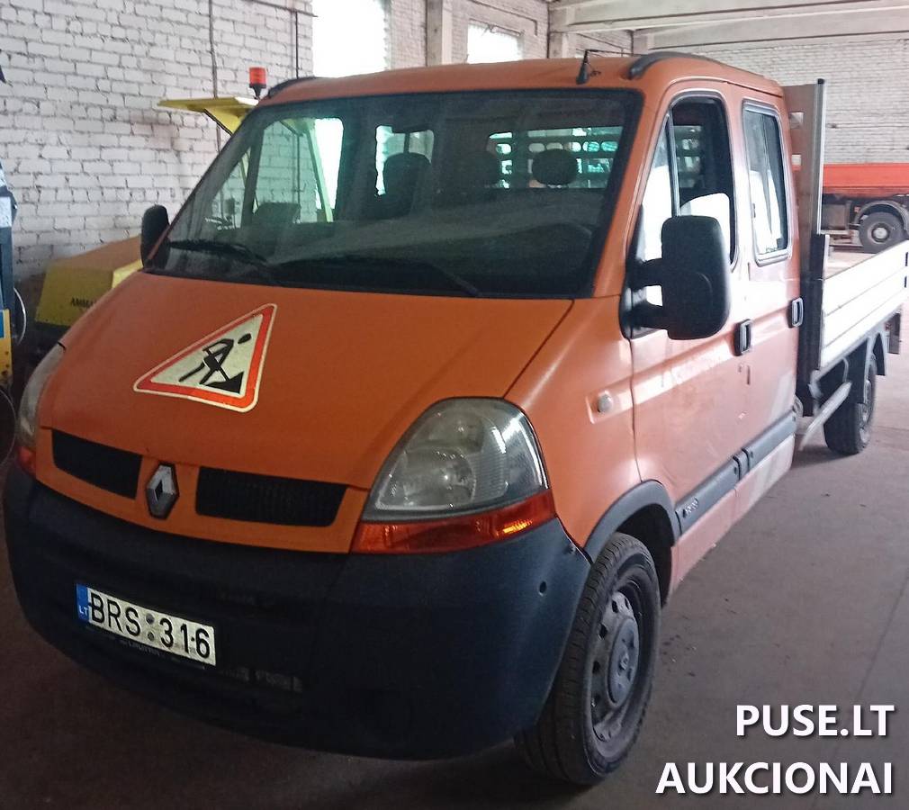Automobilis Renault Master Krovininis automobilis iki 3,5t. 2