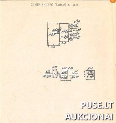 Parduodamas žemės sklypas Vilniaus r. sav. Sklėriškių k. 10560 EUR pradinė kaina