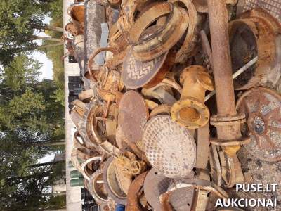 Metalo laužas aukcione Šiauliuose - 70 tonų juodojo metalo nuo 300 EUR/tona