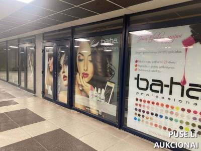 Prekybos patalpos Konstitucijos pr. Vilniuje 70.65 kv.m nuomos konkursui, pradinė kaina 550 EUR/mėn