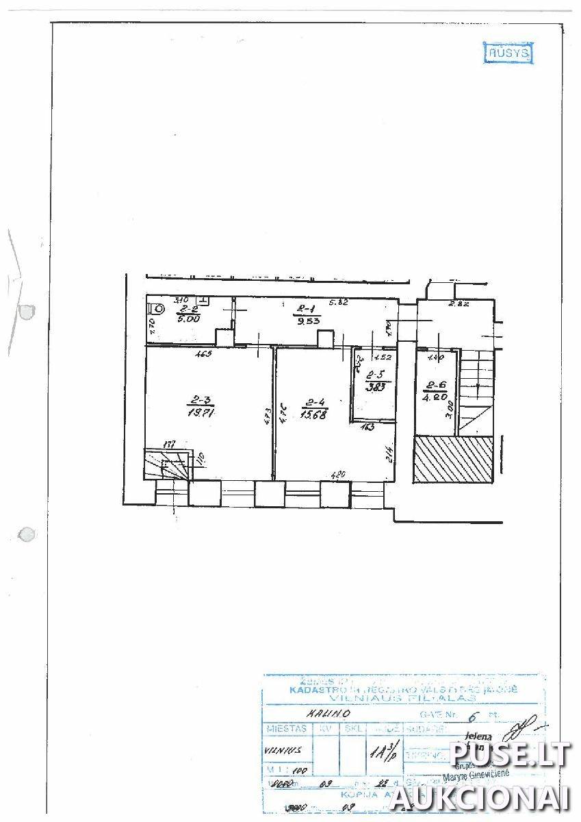 Nuomojamas turtas: Negyvenamos patalpos Patalpos/Butai Kauno g. 6, 01310 Vilnius, Vilniaus m. sav. 2