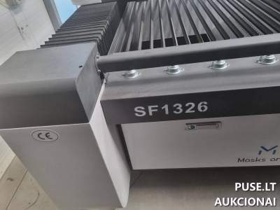 Lazerinė pjaustyklė Senfeng SF1326 parduodama aukcione nuo 30080 EUR