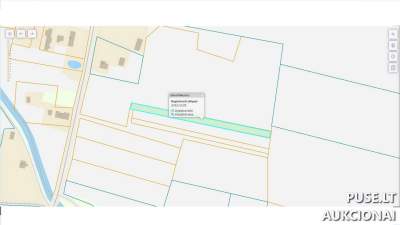 Žemės ūkio paskirties sklypas Joniškio rajone, Pūraičių kaime, 0.12 ha, pradinė kaina 467 EUR