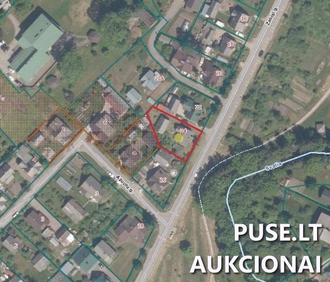 Žemės sklypas Sklypai Žalioji g. 24, 39156 Pasvalys, Pasvalio miesto sen., Pasvalio r. sav. 2