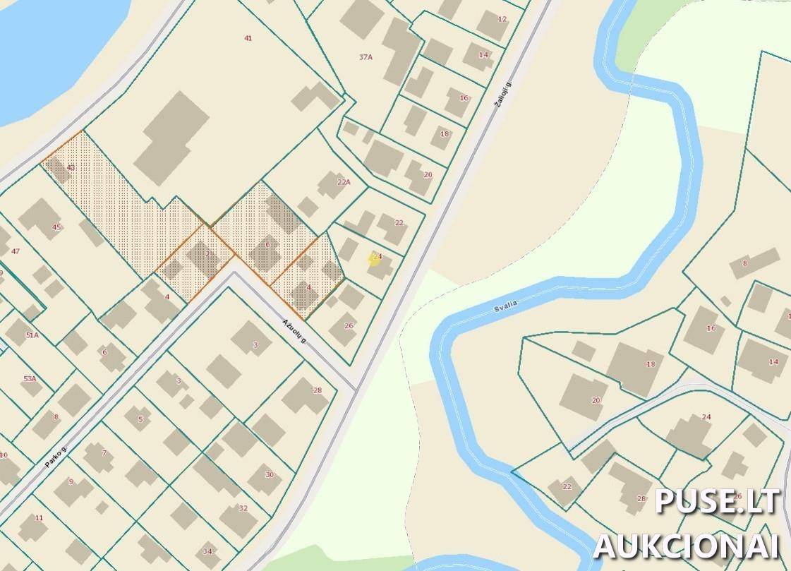 Žemės sklypas Sklypai Žalioji g. 24, 39156 Pasvalys, Pasvalio miesto sen., Pasvalio r. sav. 4