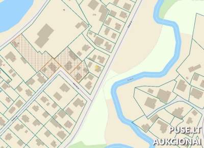 Parduodamas 0.0538 ha žemės sklypas su statiniais Pasvalyje, Žalioji g. 24, pradinė kaina 13600 EUR