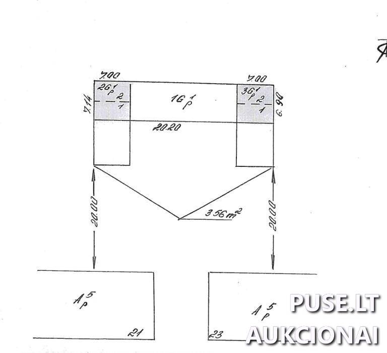 Garažas Pastatai Danės g. 21, 92111 Klaipėda, Klaipėdos m. sav. 3