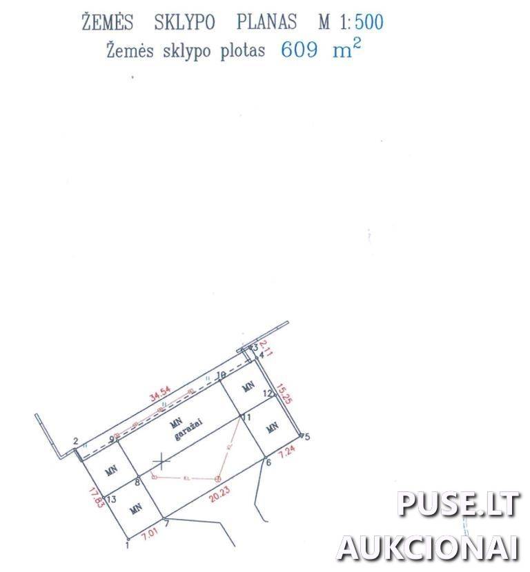 Garažas Pastatai Danės g. 21, 92111 Klaipėda, Klaipėdos m. sav. 13