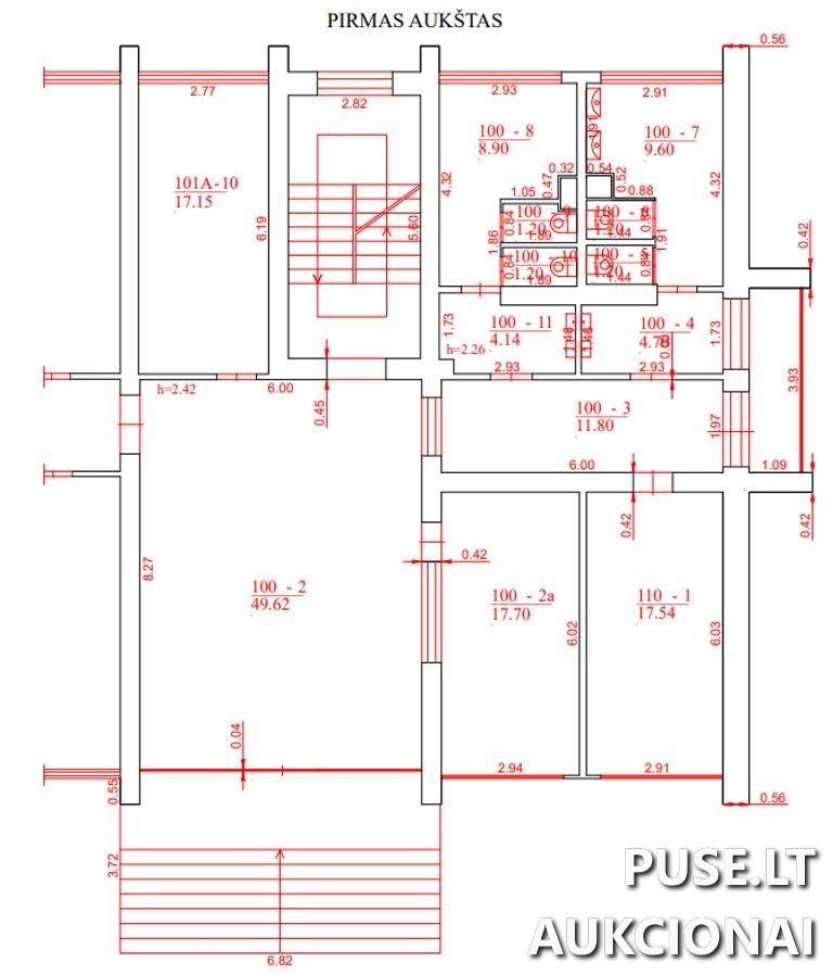 Administracinės patalpos Patalpos/Butai Algirdo g. 31, 03219 Vilnius, Vilniaus m. sav. 9