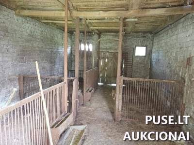 Parduodamas ūkio pastatas - Tvartas Anykščių rajone, Juostininkuose, pradinė kaina 1100 EUR