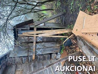 Parduodamas ūkio pastatas Lazdijų r. sav., Veisiejų m., Vytauto g. 33, pradinė kaina 1000 EUR