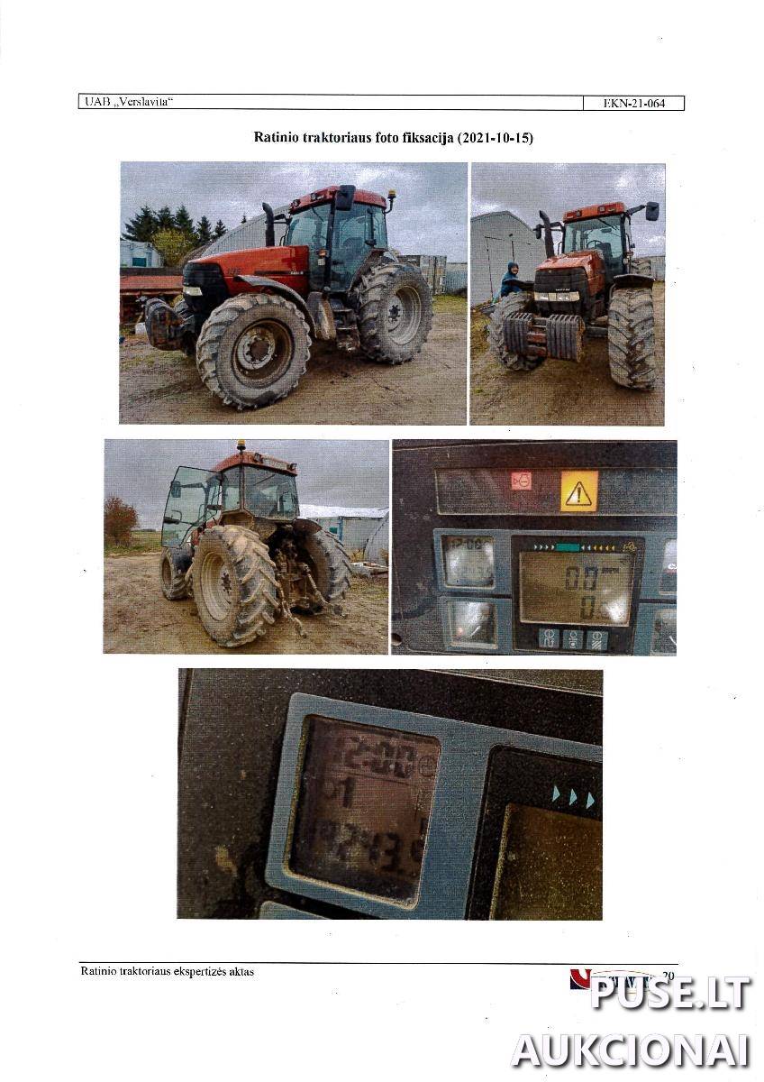 Ratinis traktorius Case IH Traktoriai, savaeigės mašinos, priekabos, puspriekabės 2