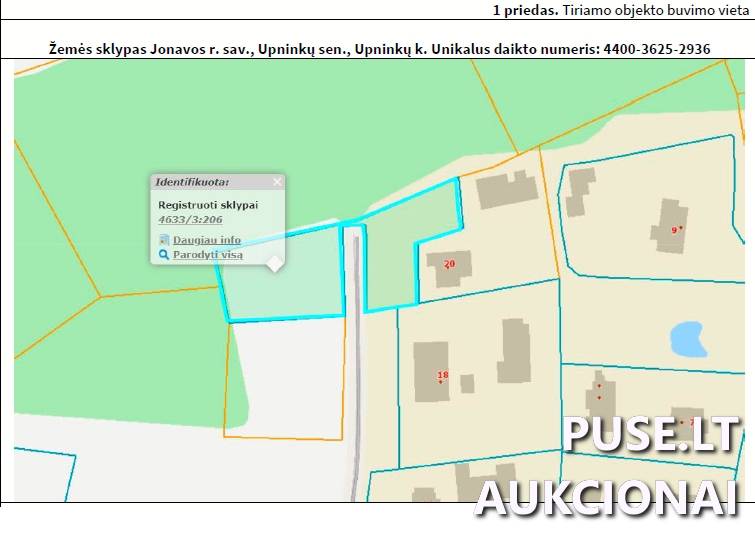Žemės sklypas Sklypai Upninkai, Upninkų sen., Jonavos r. sav. 2