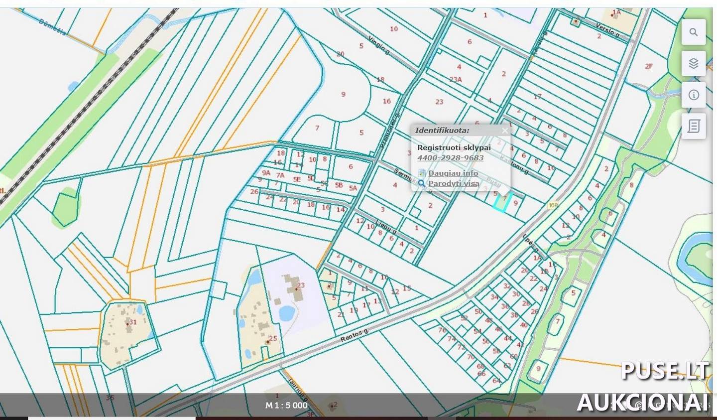 Žemės sklypas Sklypai Pušų g. 7, 96336 Kretingalė, Kretingalės sen., Klaipėdos r. sav. 1
