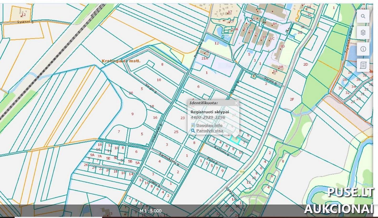Žemės sklypas Sklypai Lazdynų g. 5, 96336 Kretingalė, Kretingalės sen., Klaipėdos r. sav. 1