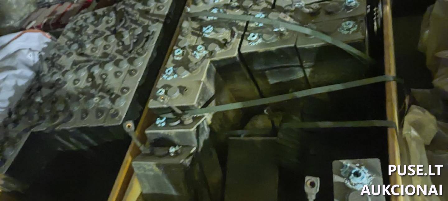 Švino akumuliatoriai (naudoti), svoris - 50 t Kitas turtas 6