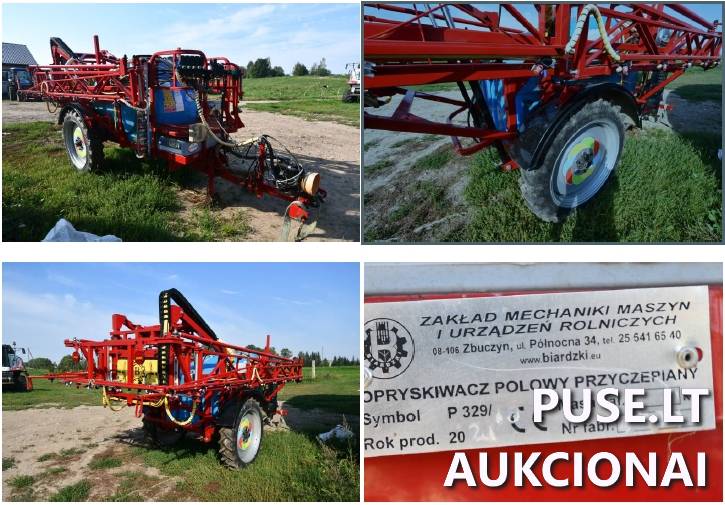 Prikabinamas purkštuvas Biardzki 2000 L Traktoriai, savaeigės mašinos, priekabos, puspriekabės 1