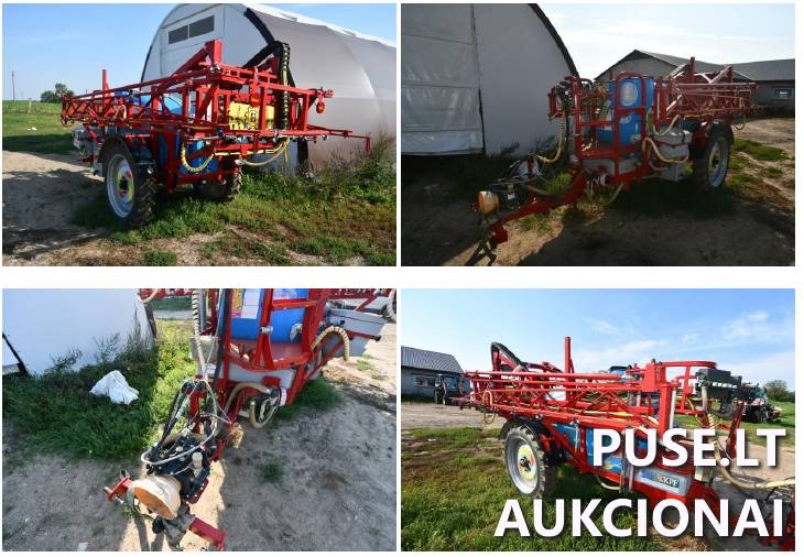 Prikabinamas purkštuvas Biardzki 2000 L Traktoriai, savaeigės mašinos, priekabos, puspriekabės 2