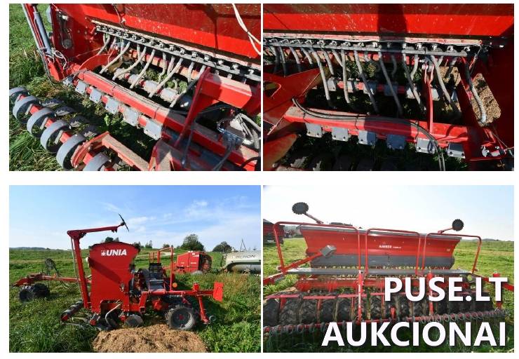 Prikabinama sėjamoji Unia Amber 1200/4 drive Traktoriai, savaeigės mašinos, priekabos, puspriekabės 2