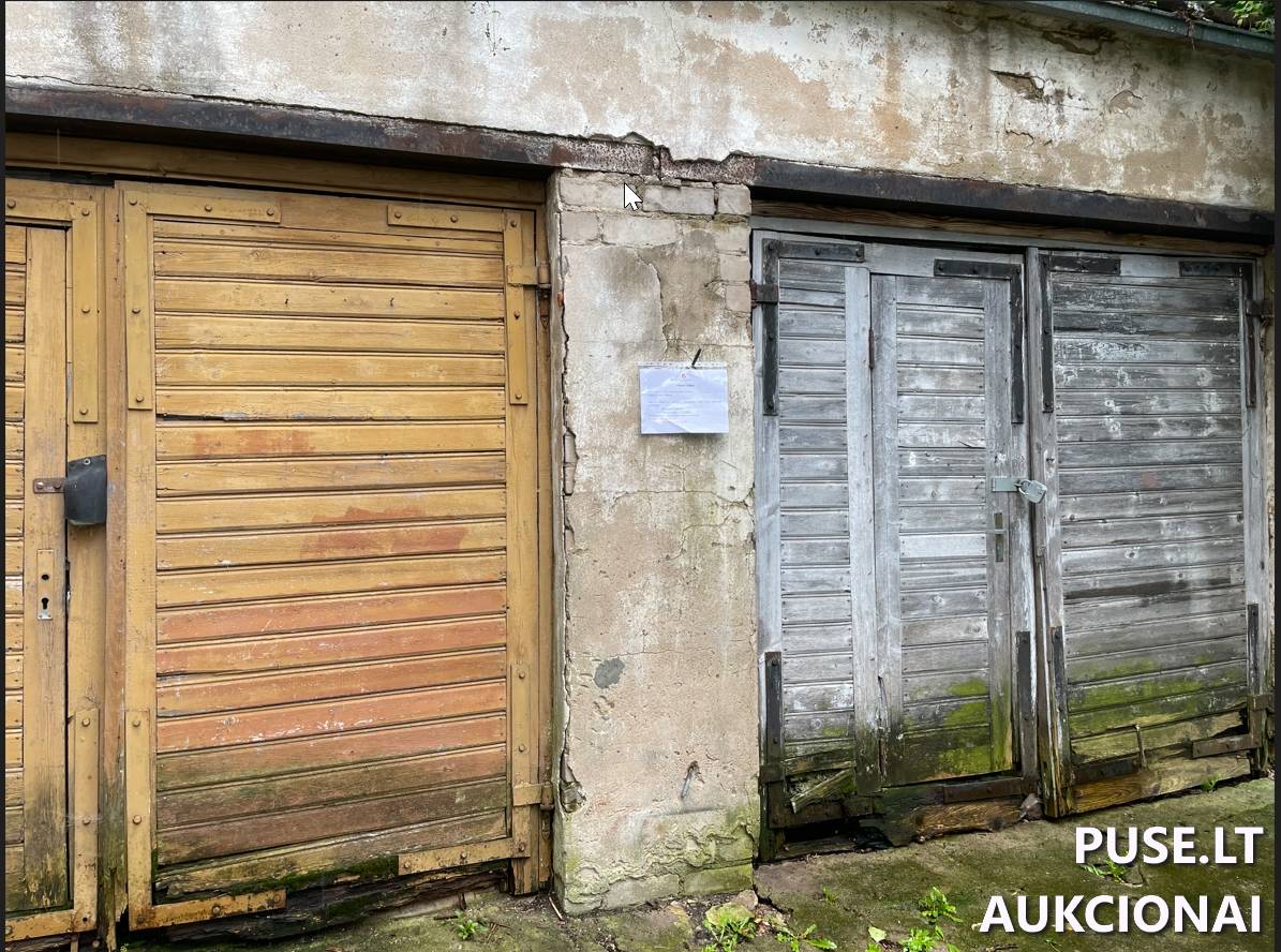 Garažas Pastatai Sluškų g. 11A, 01100 Vilnius, Vilniaus m. sav. 3