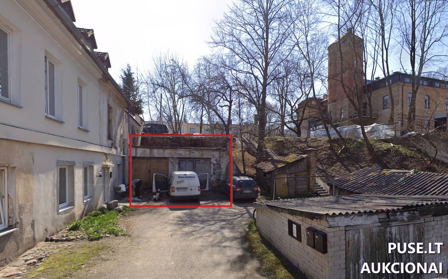 Garažas Pastatai Sluškų g. 11A, 01100 Vilnius, Vilniaus m. sav. 9
