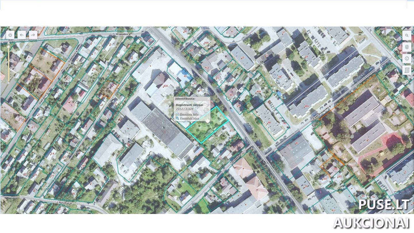 Žemės sklypas Sklypai Dariaus ir Girėno g. 35, 82139 Radviliškis, Radviliškio miesto sen., Radviliškio r. sav. 1