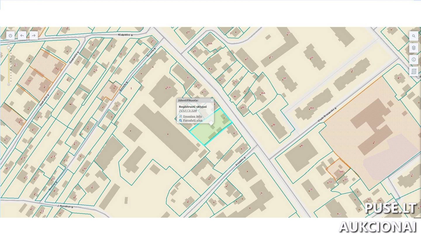 Žemės sklypas Sklypai Dariaus ir Girėno g. 35, 82139 Radviliškis, Radviliškio miesto sen., Radviliškio r. sav. 2
