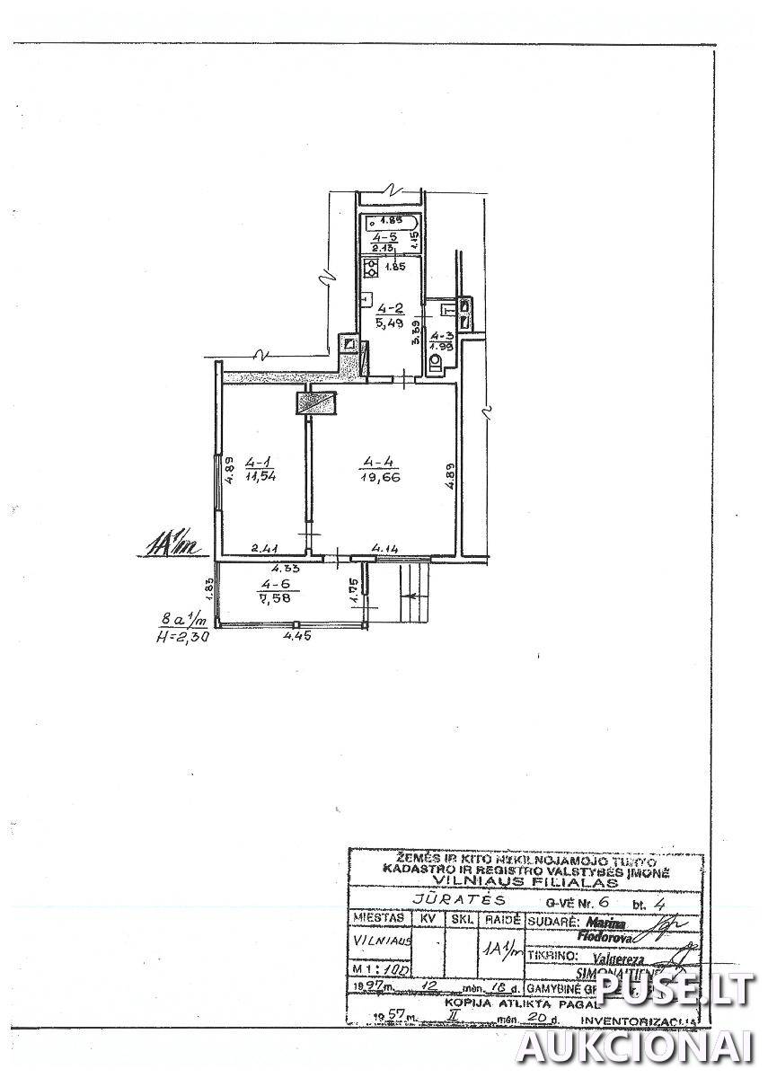 Butas Patalpos/Butai Jūratės g. 6, 10311 Vilnius, Vilniaus m. sav. 1