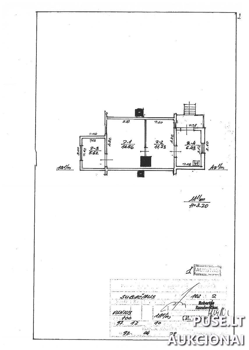 Butas Patalpos/Butai Subačiaus g. 102, 11343 Vilnius, Vilniaus m. sav. 1