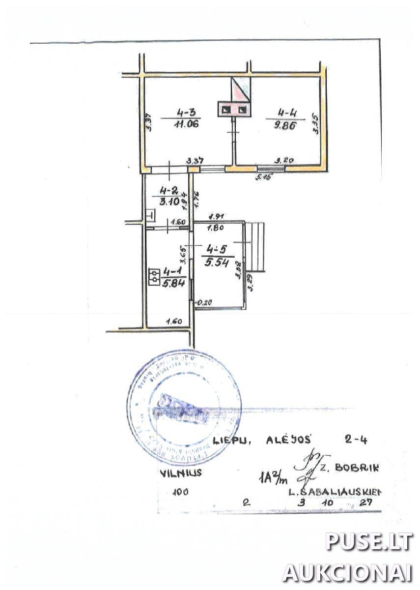 Butas Patalpos/Butai Tremtinių g. 2, 11118 Vilnius, Vilniaus m. sav. 1