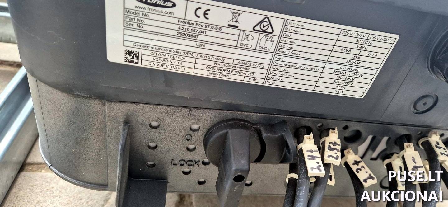 400 kW Saulės elektrinė Kitas turtas 7